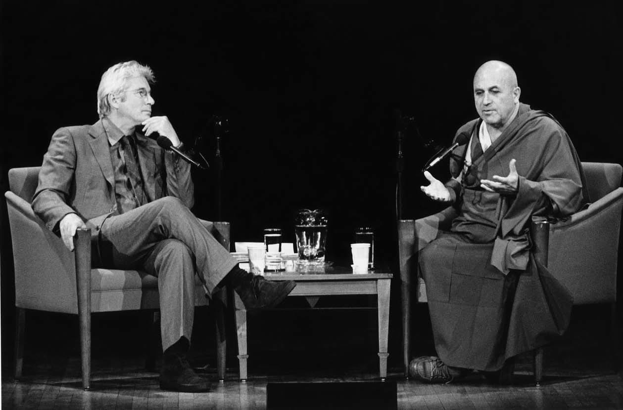 Matthieu Ricard and Richard Gere in conversation.