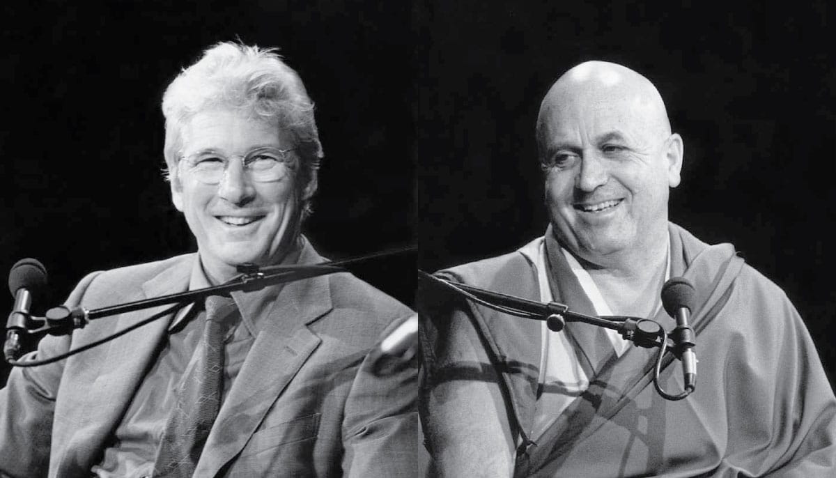 Richard Gere and Matthieu Ricard