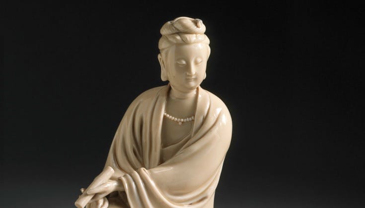 Porcelain sculpture of Avalokitesvara.