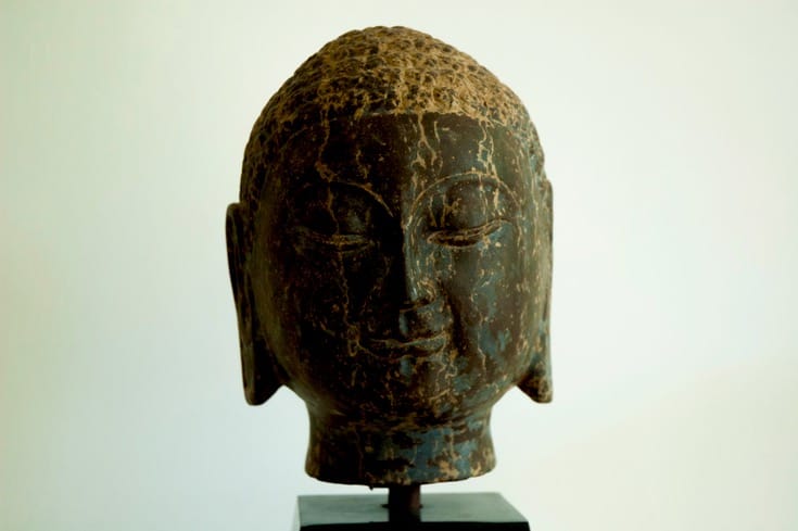 Buddha head.