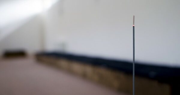 Incense in a shrine room.