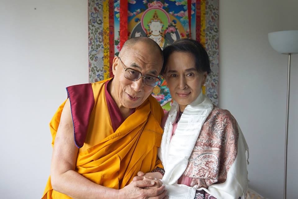 dalai lama and aung san suu kyi