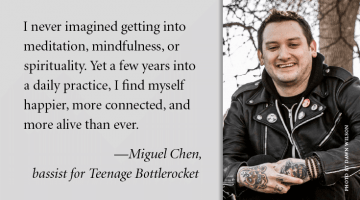 Miguel Chen Teenage Bottlerocket Buddhism Meditation Punk Rock Music Culture