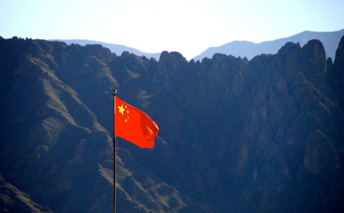 china flag tibet monastics religion patriotism news buddhism lion's roar
