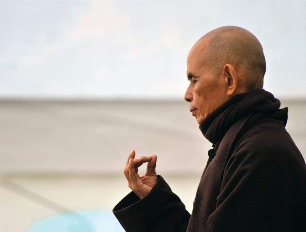 thich nhat hanh, happiness, lion's roar, buddhism, shambhala sun, magazine, buddhism
