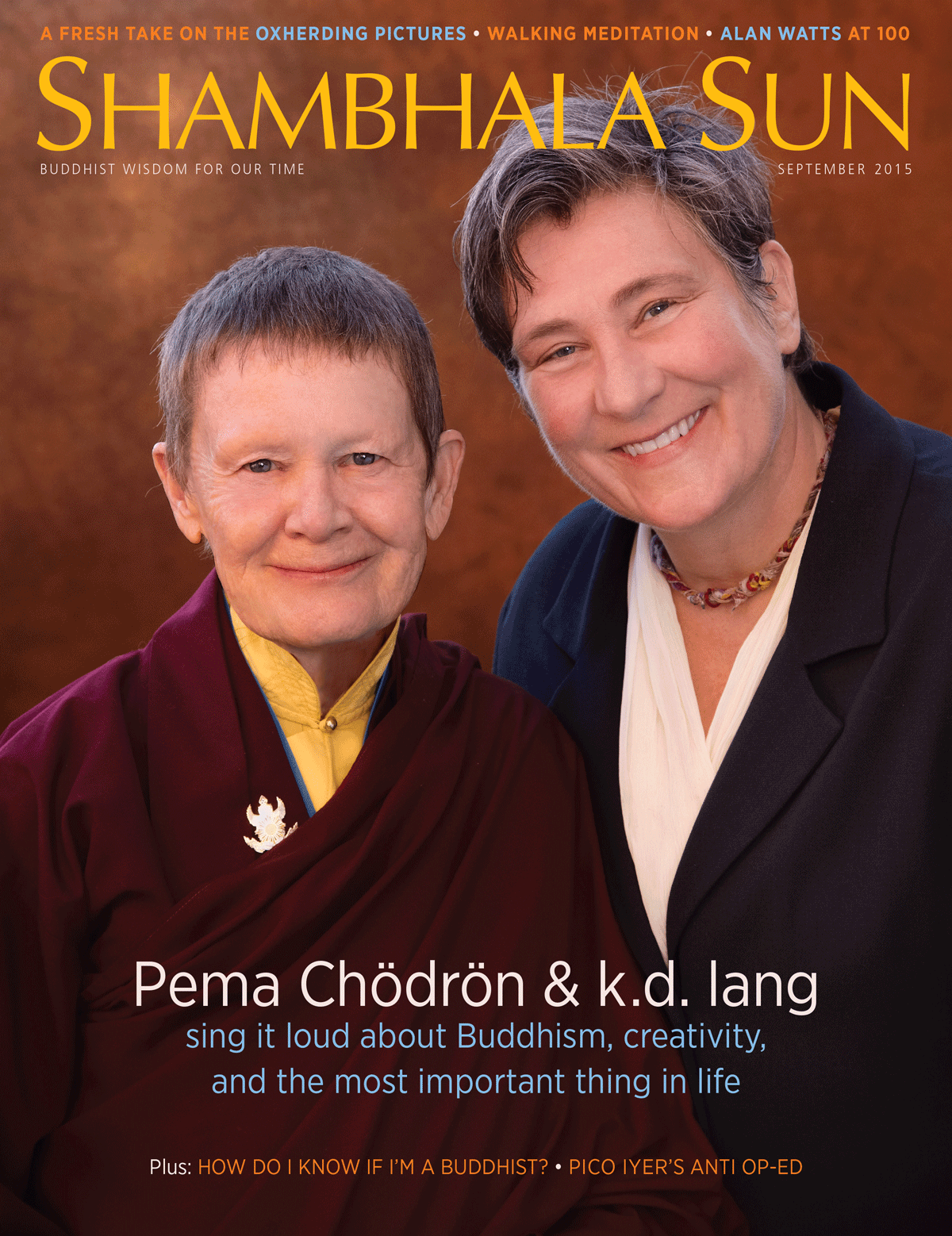 pema chodron, kd lang, birthday, 79, lion's roar, buddhism, shambhala sun
