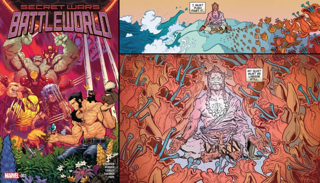 wolverine, enlightened, meditation, zen, pacifist, marvel, xmen, comics, logan, lion's roar, buddhism, news