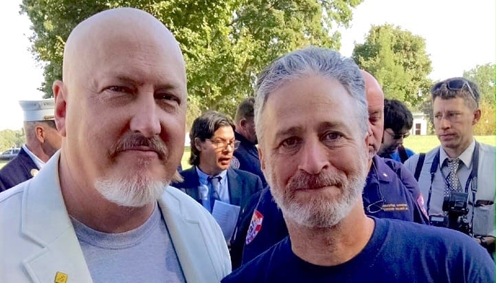 jon stewart, tony stultz, 9/11, fealgood, lion's roar, news, buddhism, first responders