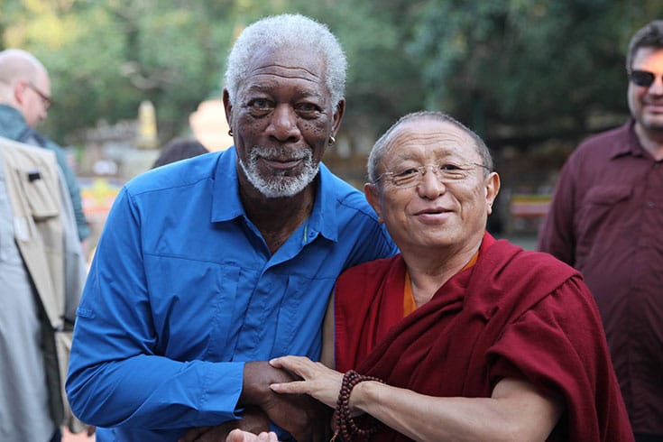Morgan Freeman, Chokyi Nyima Rinpoche, Lion's Roar, Buddhism, News