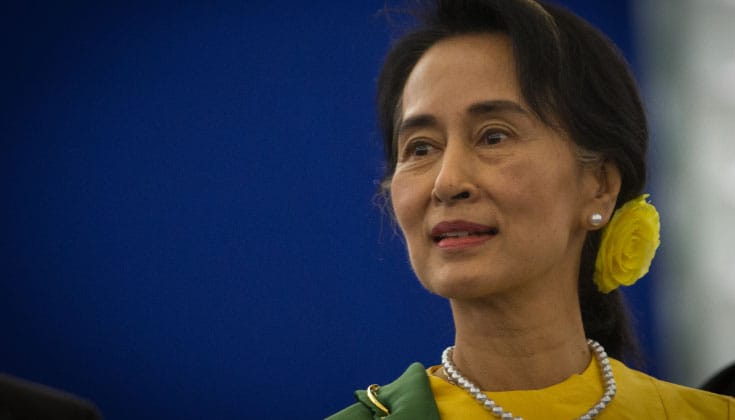 aung san suu kyi, election, lion's roar, news