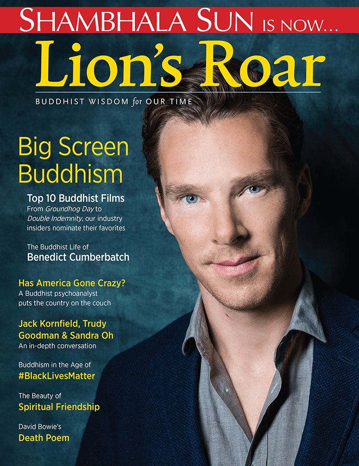 Benedict Cumberbatch on the second issue of Lion's Roar.