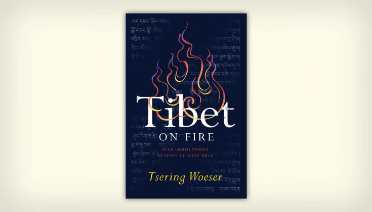 Cover of "Tibet on Fire."