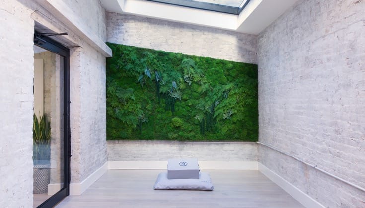 The small meditation room at MNDFL.