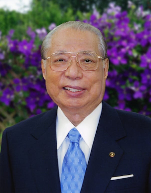 Daisaku Ikeda. Photo by Rukomii.