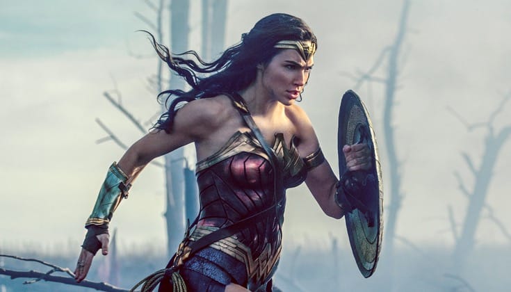 Wonder Woman in no man's land.