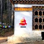 Famous street artist “invades” Bhutan with Buddhist-inspired mosaics
