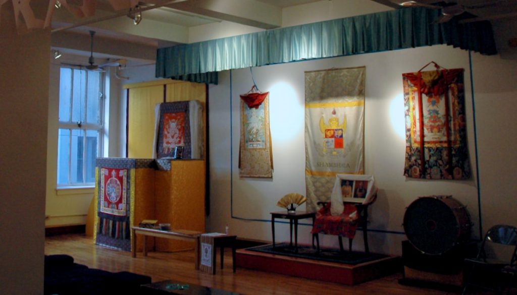 Shrine room of Shambhala Center.